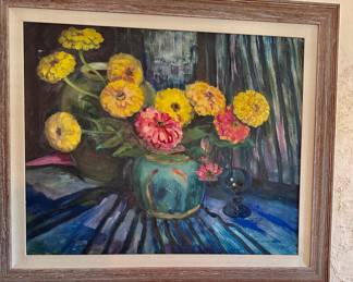 Vintage original oil. 1920 30's