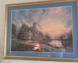 Thomas Kincade ltd edition lithographs. With COA. 