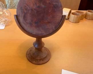 Danish coasters on stand
