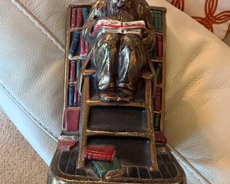 Pair Marion bronze bookends