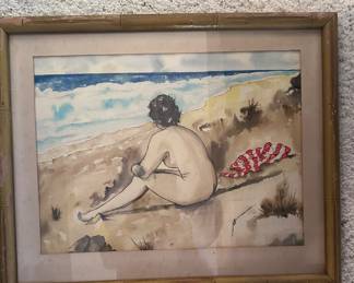 Love this Vintage watercolor.  