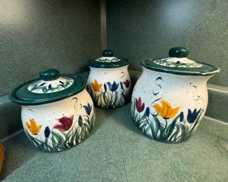 Tulip canister set