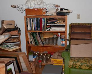 Books, canning supplies