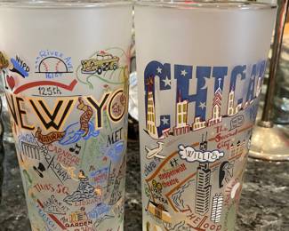 NY & Chicago glasses 