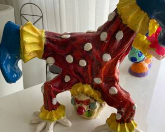 Alvarez paper Mache clown