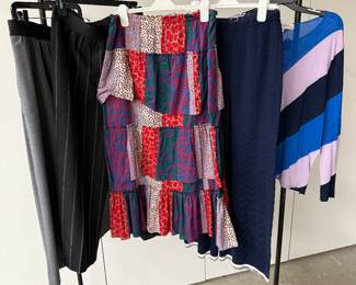 Stella McCartney Pants, Sonia Rykiel Skirt, Missoni Pants, and Carolina Herrera Top