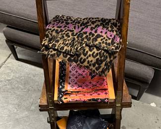 Louis Vuitton Bag, Scarves, and Shawl