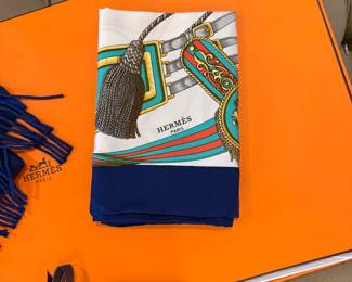 Hermes Silk Scarf
