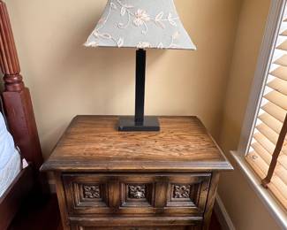 Night Stand & Lamp (1 0f 2)
