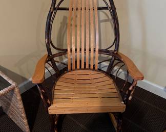 Rustic Rocking Chair,