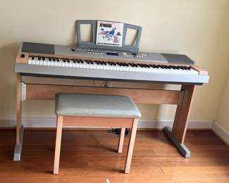 Yamaha Electric Portable Grand Piano (DGX-620) with Stand & Bench,
