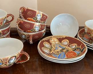 Satsuma Cups & Saucers