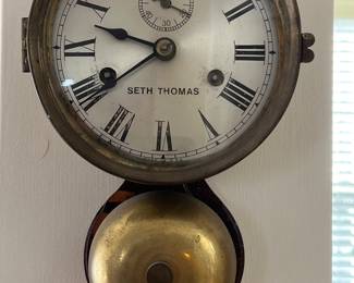 Seth Thomas Ship Clock w/Key