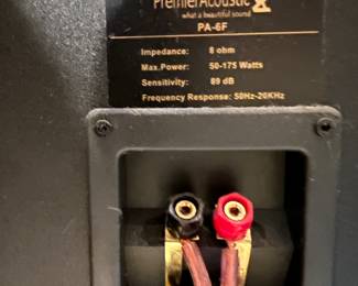 Premier Acoustic Tower Speakers (PA-6F),