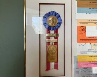 Ronald Reagan 50th American Presidential Inaugural 1985 Framed Memorabilia,