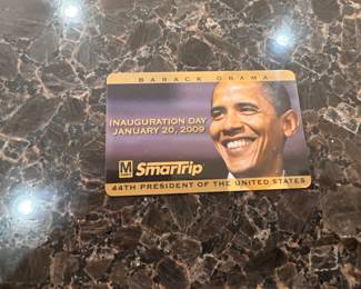 2009 Obama Inauguration Transit Cards,
