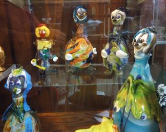 Murano Glass hand blown Italian decanter bottle