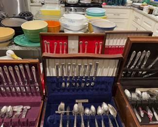 Silver plate sets