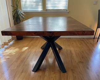 Dining Room Copper Top- 78" x 40" x 30"- $1300 (Luna Rustica)