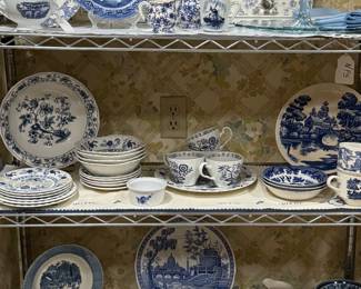 Lovely blue and white