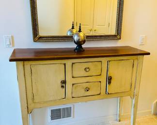 Beautiful Mirror and Cabinet 