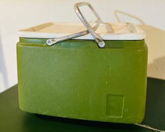 Vintage Plastic Cooler 