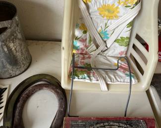 VINTAGE BABY DOLL CARRIER, COLLECTIBLES