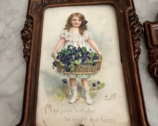 SMALL FRAMED POSTCARD