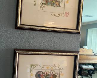 FUN FRAMED VINTAGE PRINTS