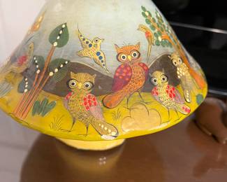 VINTAGE PAPER MACHE MUSHROOM