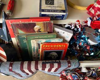 HOLIDAY DECOR AND BOOKS