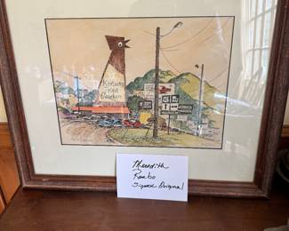 Kentucky Fried Chicken Framed original by Meredith Rambo