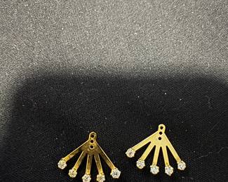 Diamond earring jackets