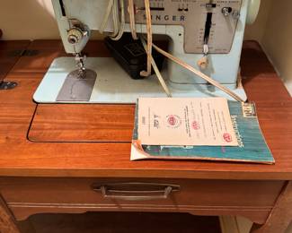 Vintage singer sewing machine