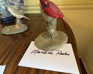 Cardinal Bird Figurine by Meredith Rambo