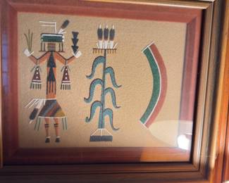 Native American sandstone art