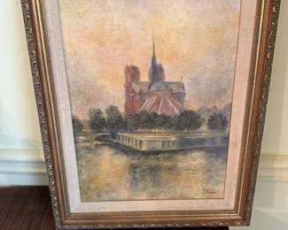 Signed Original Notre Dame by Meredith Rambo