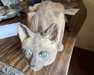 Cat Sculpture by Meredith Rambo