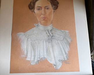 Art print of lady by Meredith Rambo