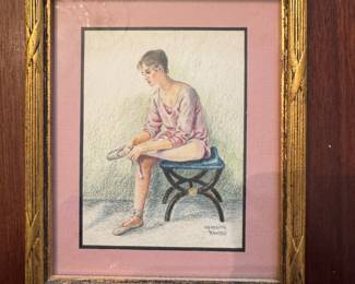 Miniature Pastel by Meredith Rambo -Ballerina