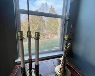 Lot 035-LR: Steiff and Friend Brass Lamps