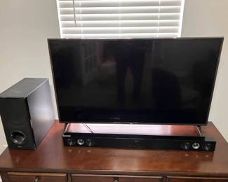 Lot 008-OFC: LG TV/ Soundbar/Subwoofer Trio