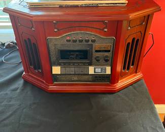 Victora wooden radio , record player , CD player 