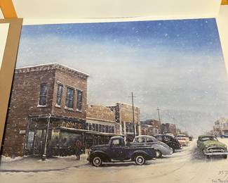 ‘Hometown memories’ thrasher print 