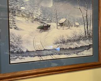 Framed Country Christmas by thrasher 