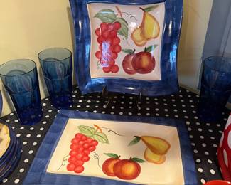 Painted trays 