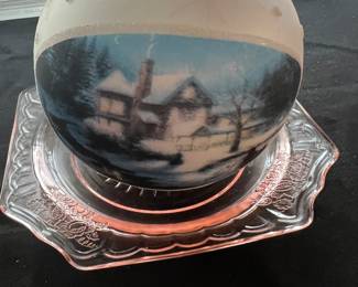 Thomas Kinkade Christmas ornament 