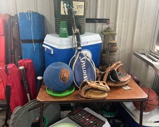 Sports items 
Coolers 