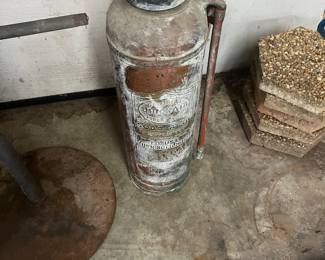 Vintage fire extinguisher 