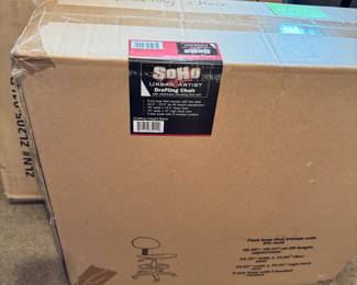 New drafting chair in box